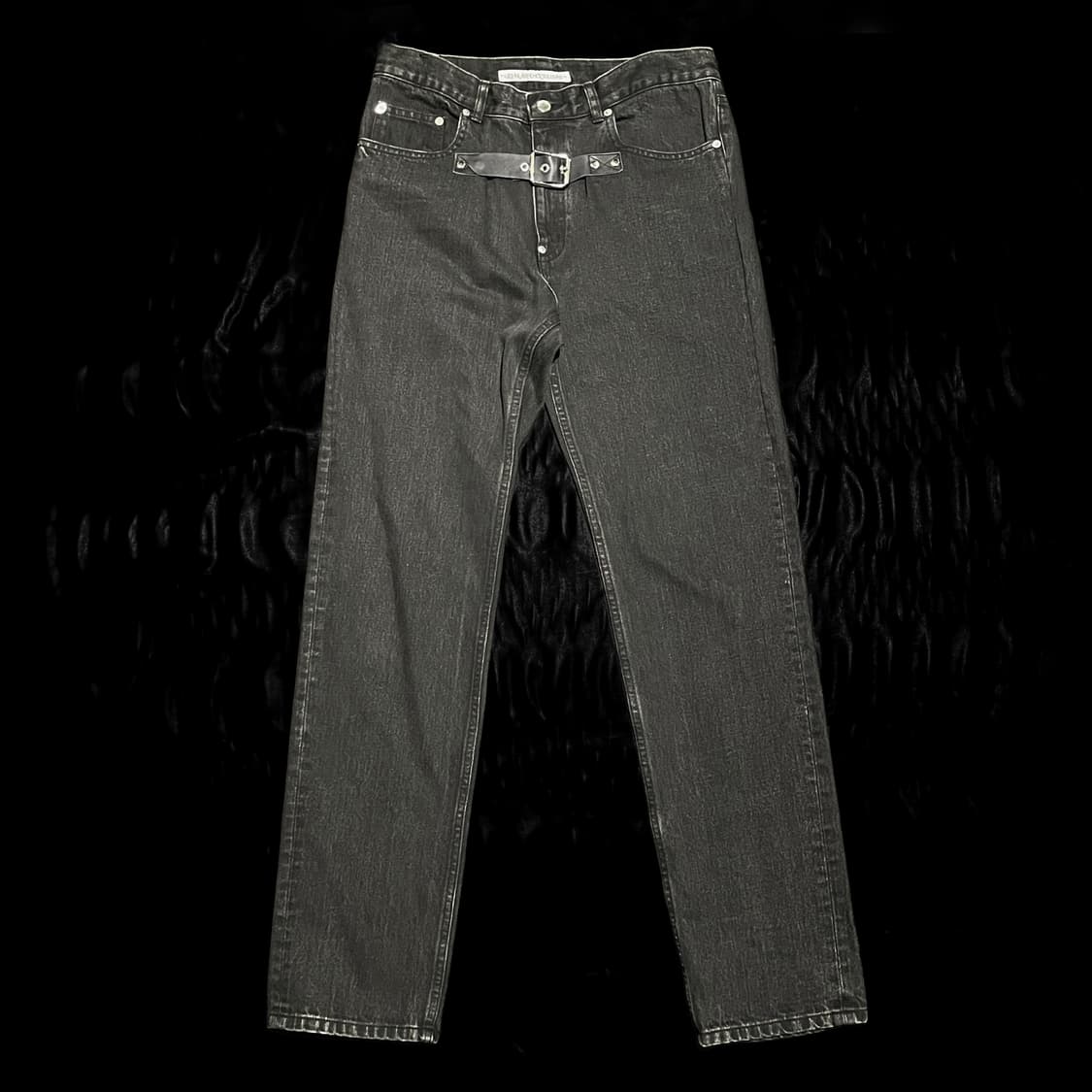 존 로렌스 설리반 벨트 팬츠 블랙 상품이미지1