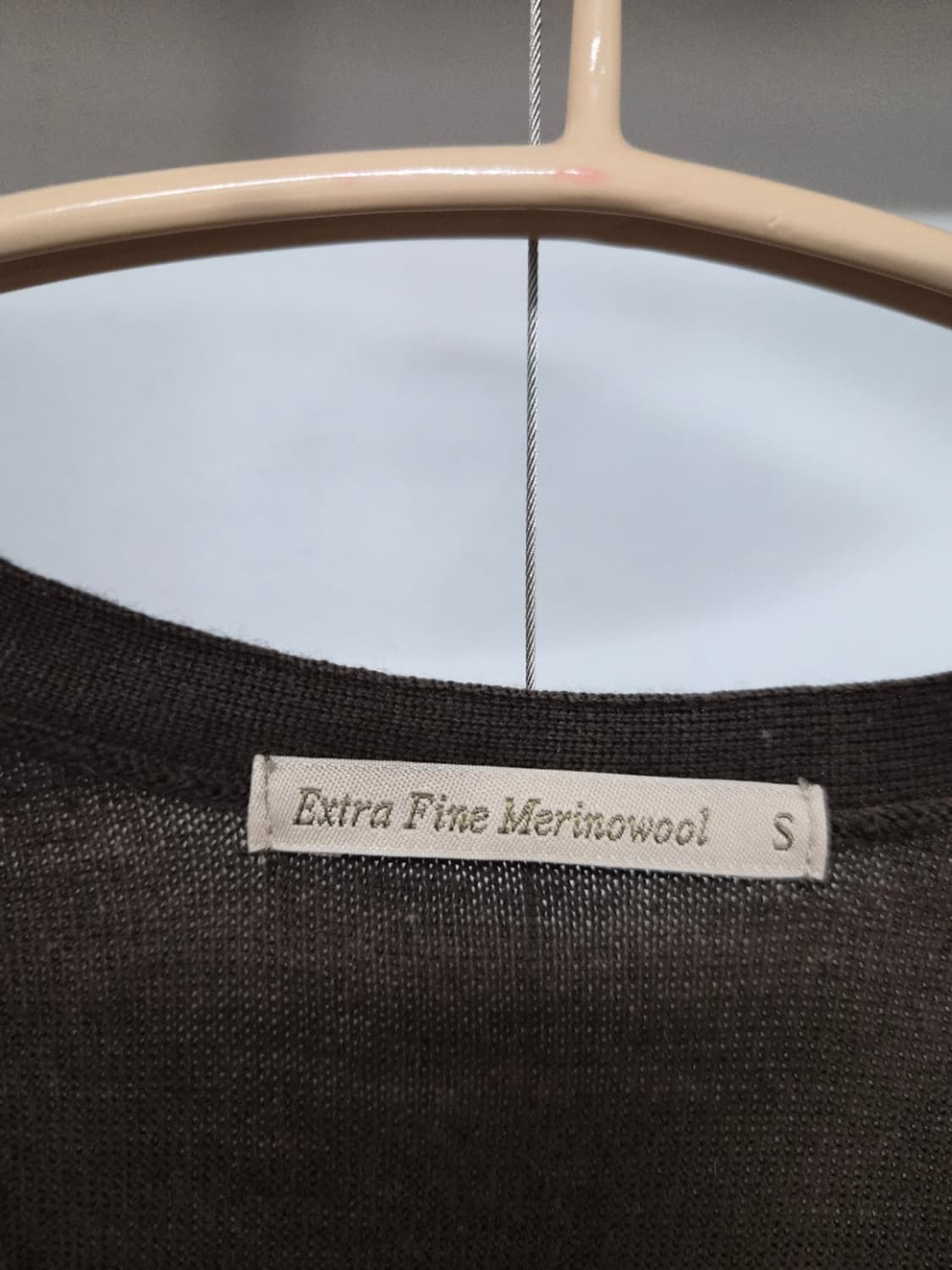 유니클로 얄상울 아가일 가디건 상품이미지4