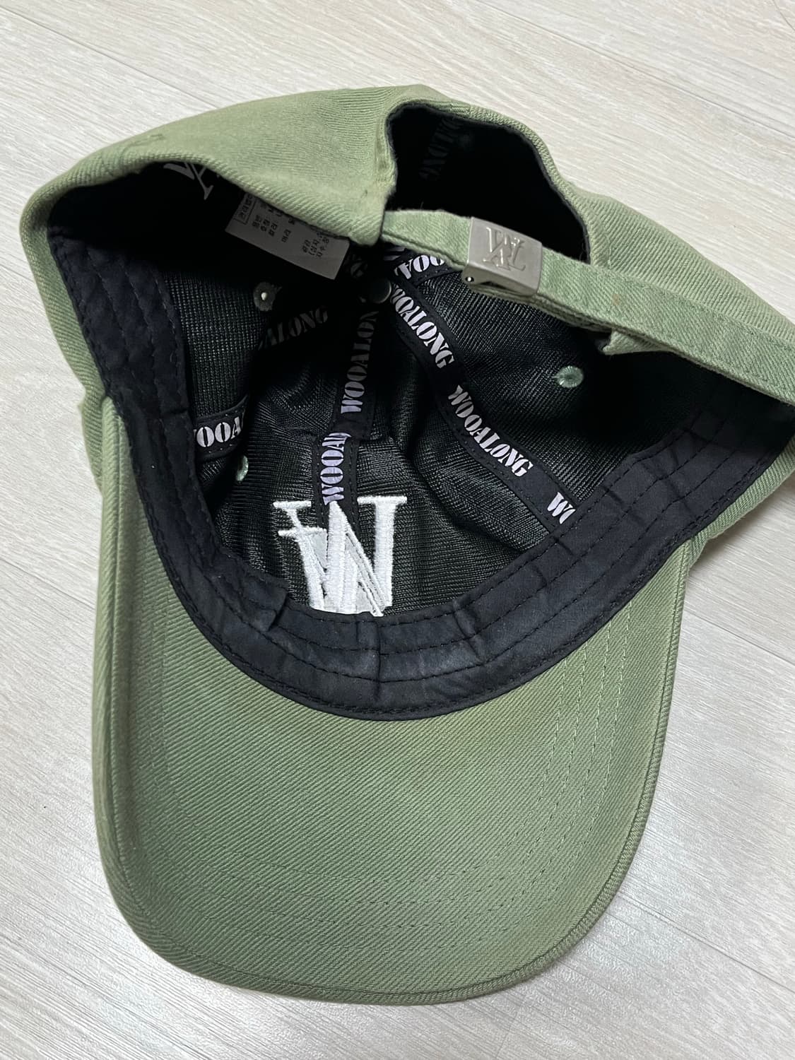 우알롱 그린 모자 M사이즈 상품이미지2