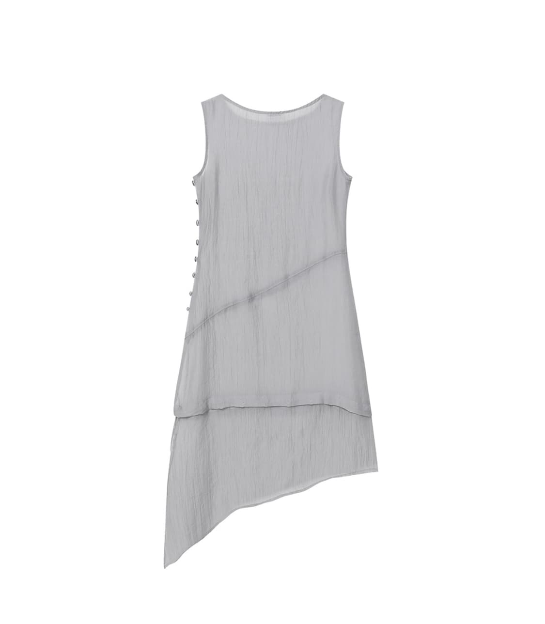 미세키서울 Sheer sleeveless button one piece  상품이미지3