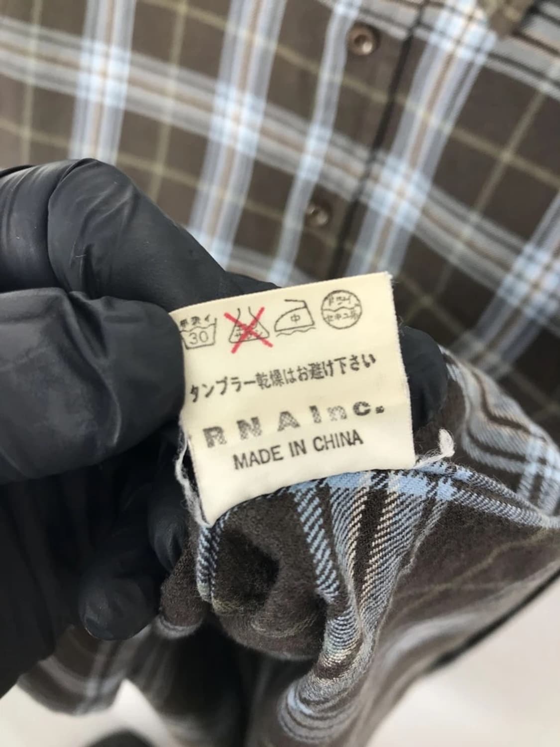 CHAPREDNA Alternative Wool Check Shirt 상품이미지7