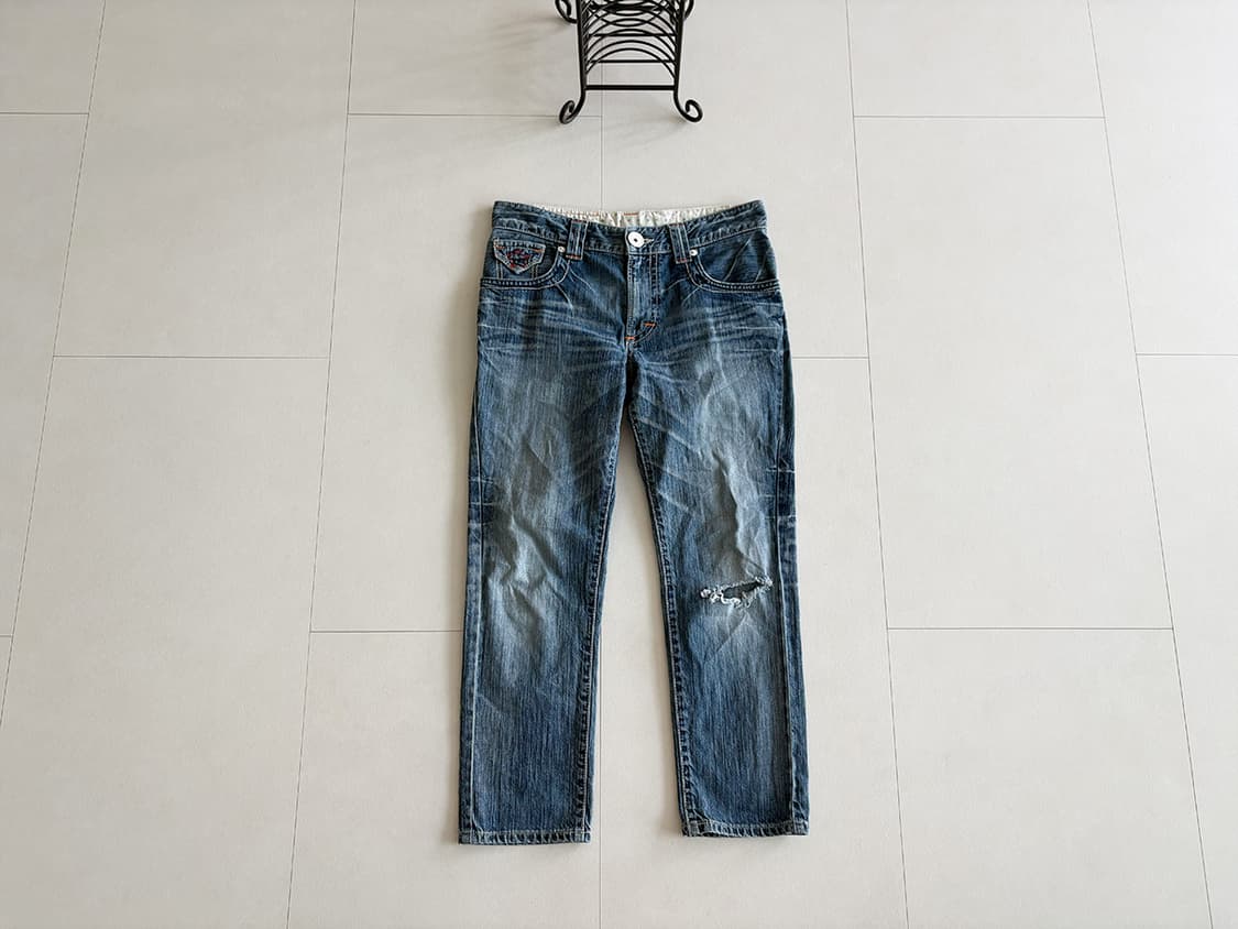 edwin) vintage wash straight jeans 상품이미지2