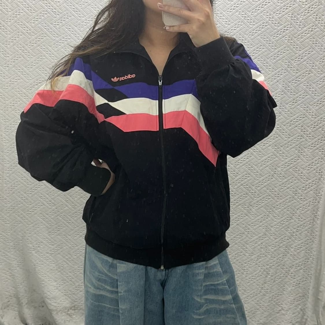 아디다스 올드스쿨 가오리핏 윈드브레이커 바람막이 105 C06319 상품이미지1