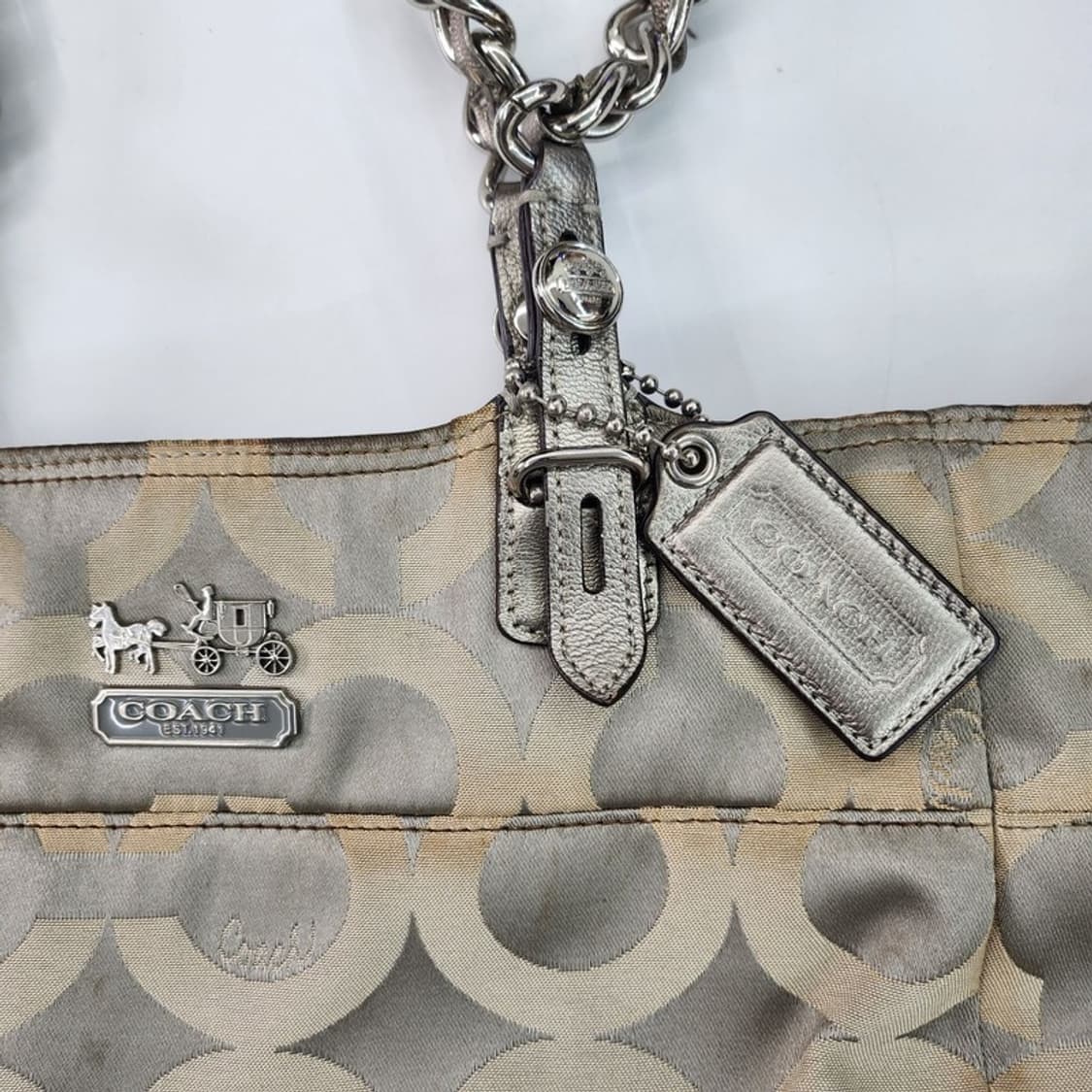 COACH madison tribeca op art 토트백 상품이미지3