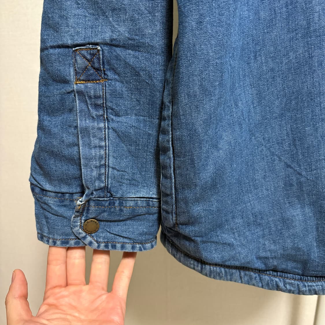 엘엘빈 쉐르파 데님 셔츠자켓 / 블루, XXL 상품이미지6