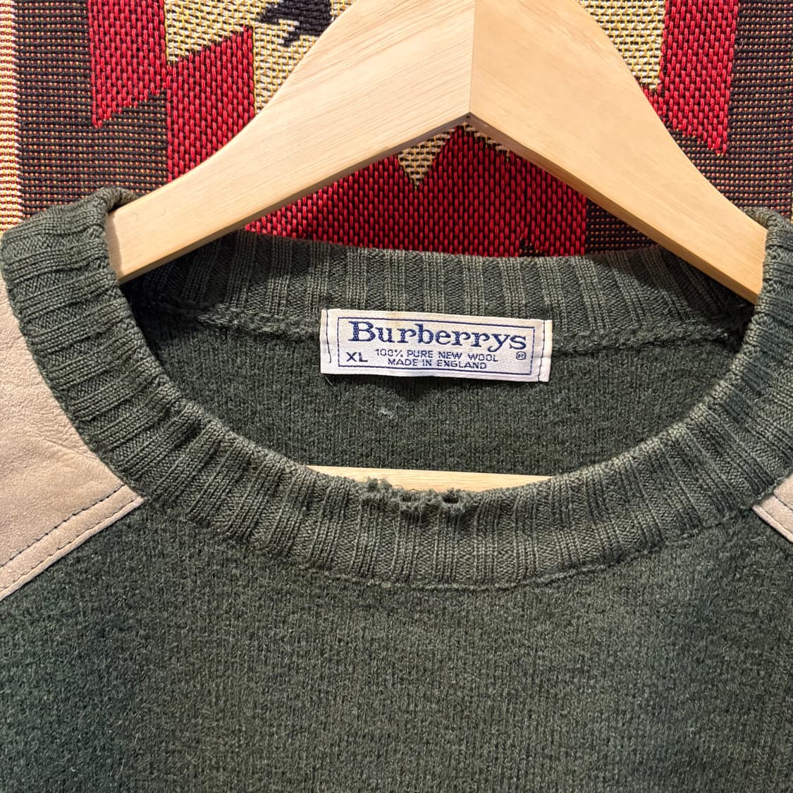 버버리 90‘s 코만도 엘보패치 니트 상품이미지4