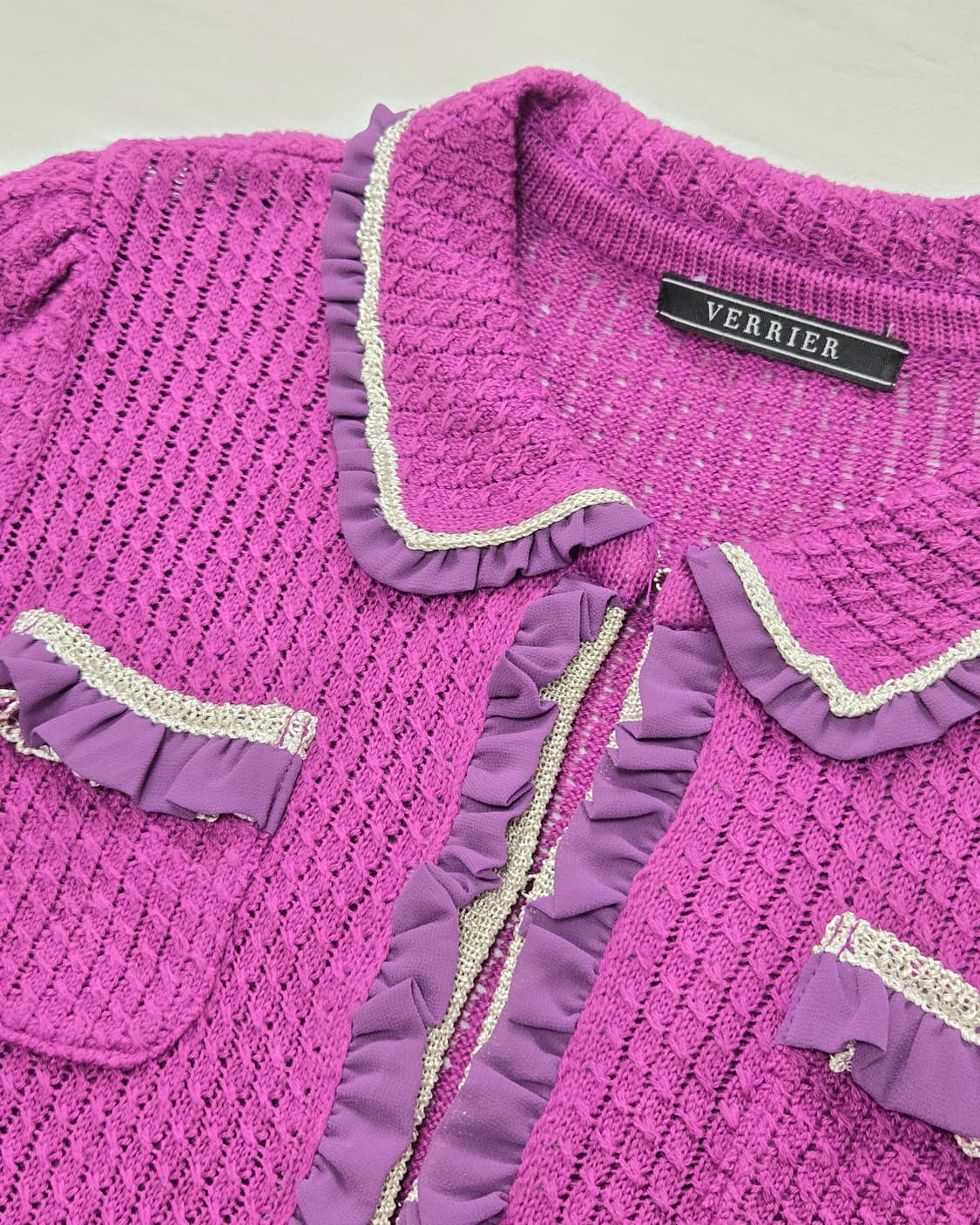 바이올렛 돌리 러플 가디건 상품이미지4