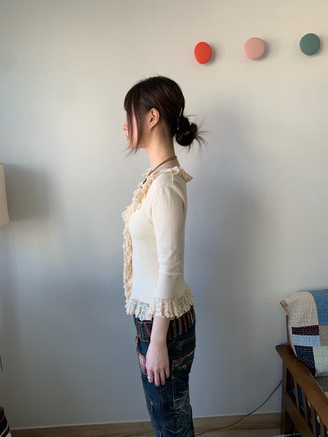 l’est rose frill top 상품이미지5