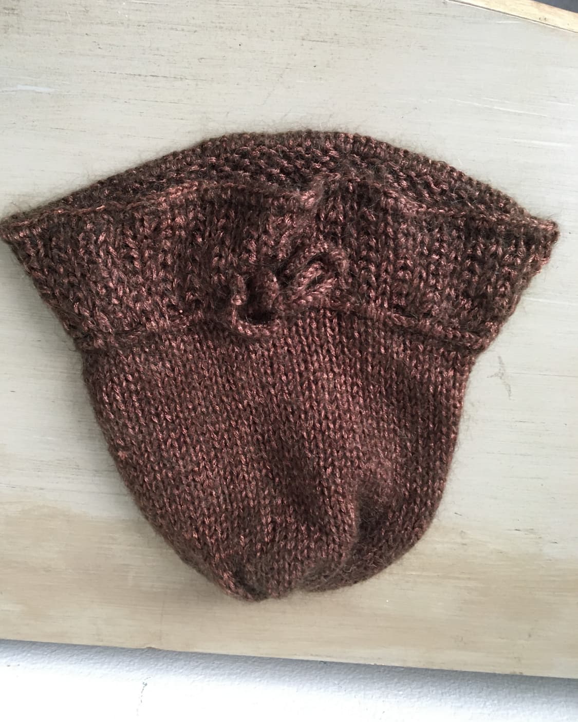  glitter ribbon point knit beanie 상품이미지2