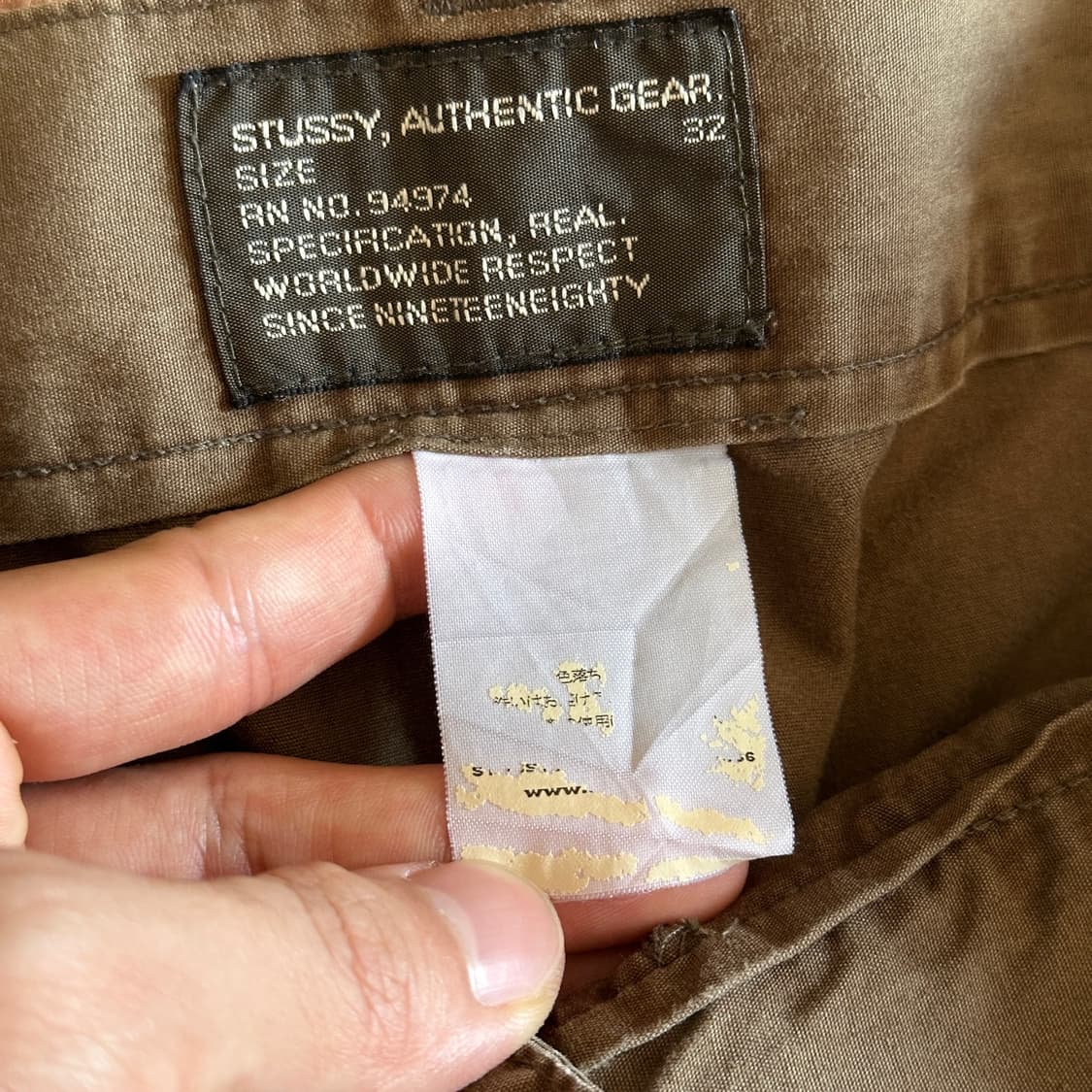 00‘s Stussy Authentic Gear cargo pants 상품이미지9