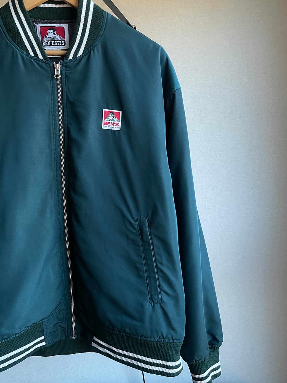 벤 데이비슨 화이트라벨 프린트 블루종 상품이미지4