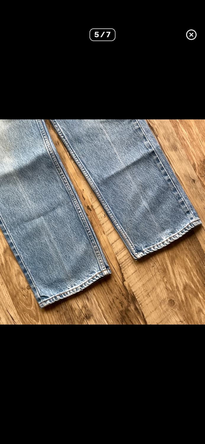 90‘s levis 501 데님팬츠 35size 상품이미지5