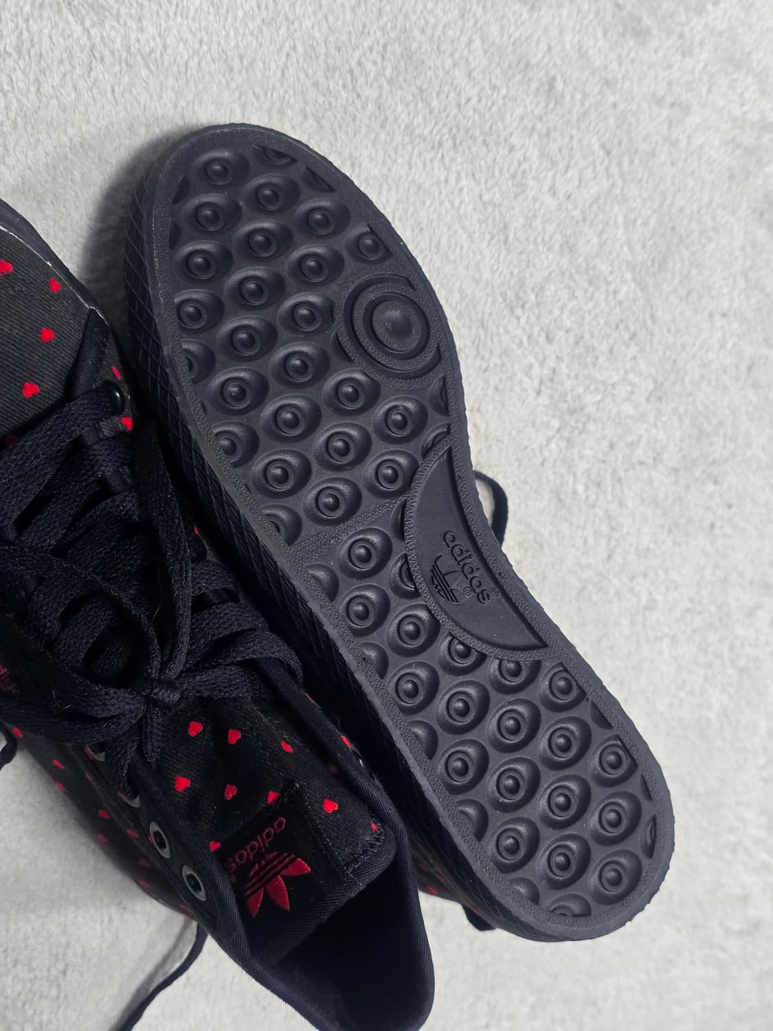 Adidas 아디다스 하트 도트 땡땡이 스니커즈 하이 235 상품이미지4