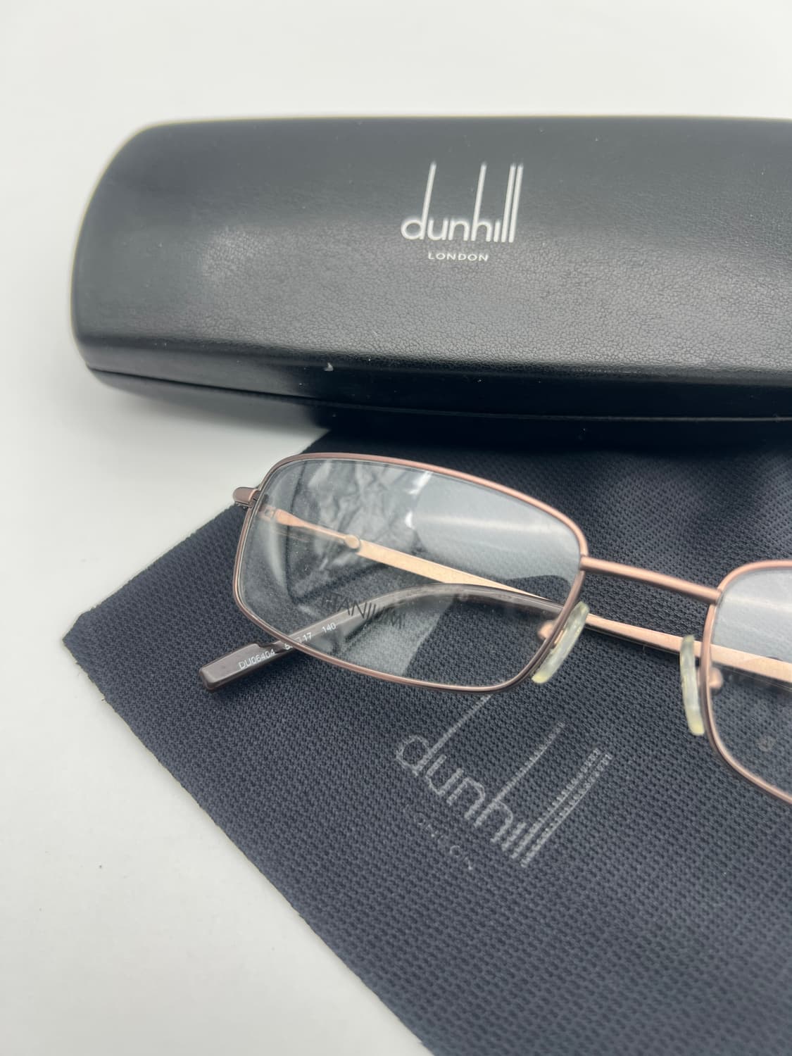 던힐 dunhill 직사각 메탈테 안경 DU06404 상품이미지3