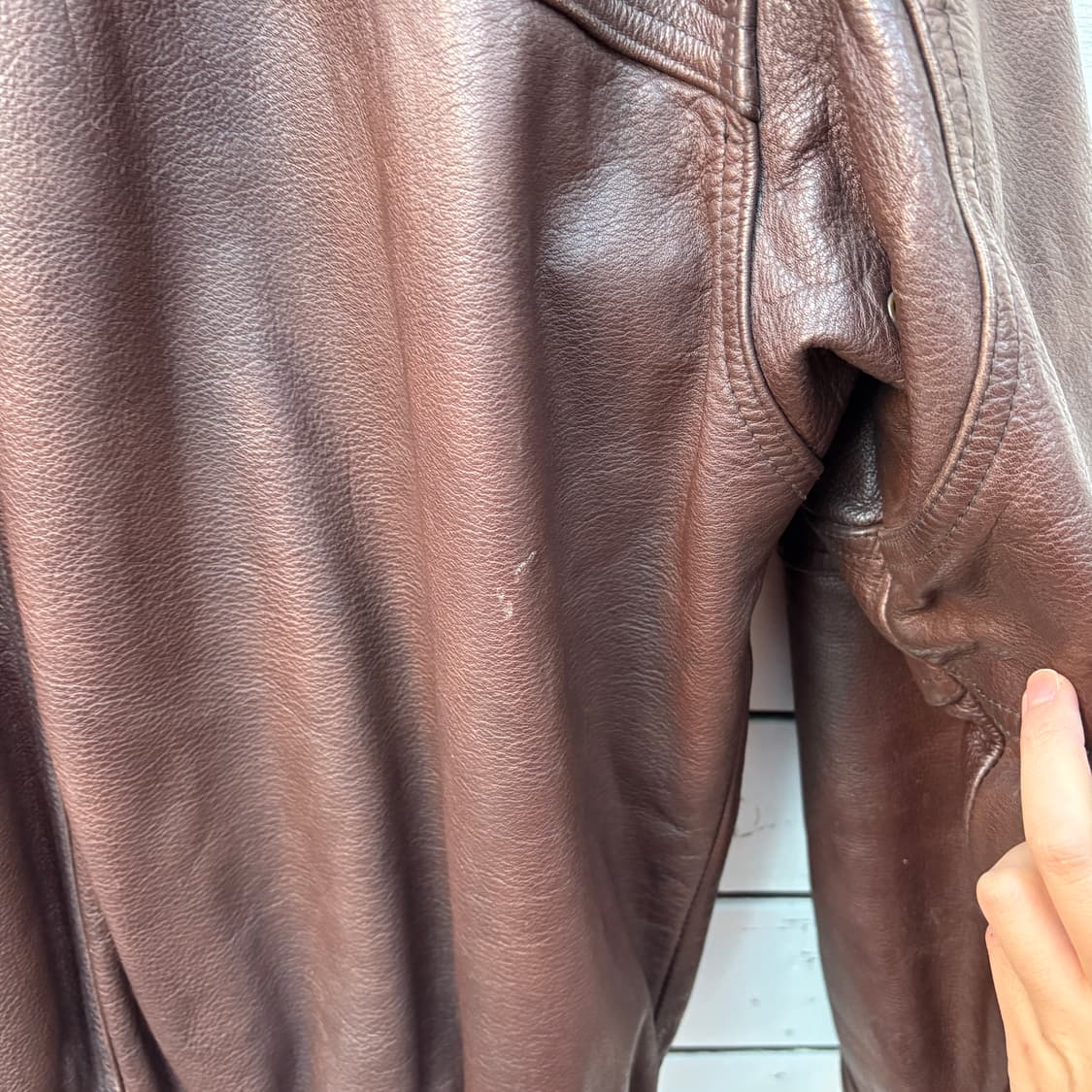 The Hunt 더헌트 레더 가죽 자켓 상품이미지8