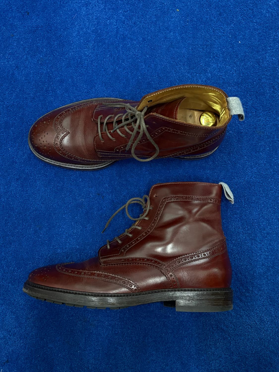 브루넬로 쿠치넬리 풀브로그 윙팁 부츠 - IT 42 상품이미지1