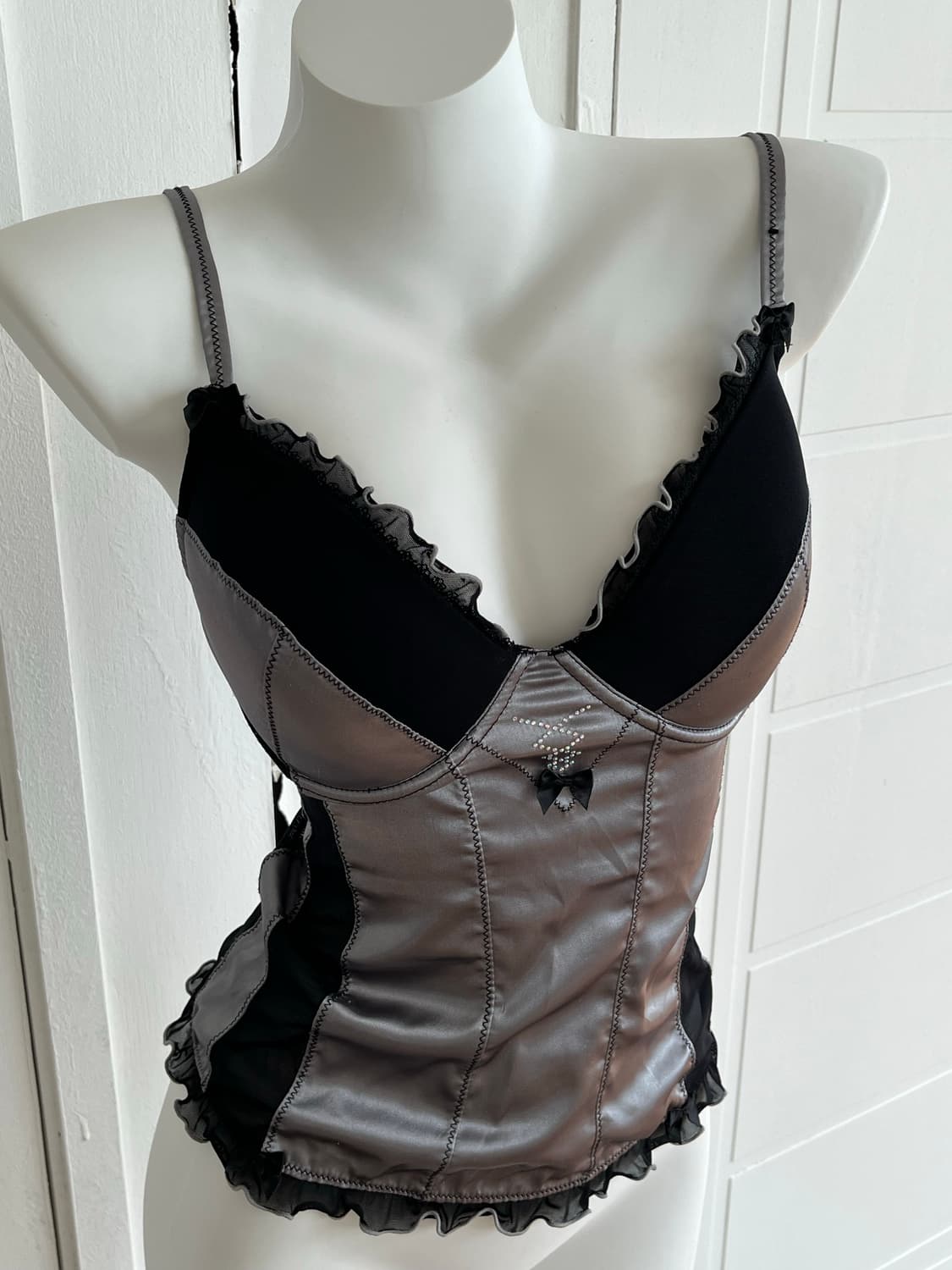 Contrast D-cup Corset 상품이미지1