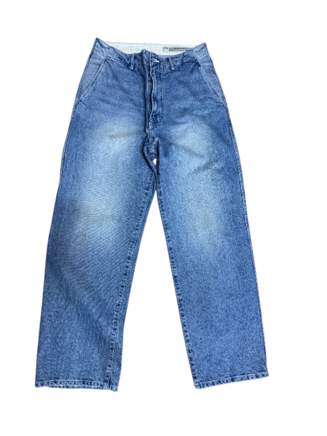 포터리 원워시드 와이드 데님 미드블루2컬러 2사이즈 상품이미지2