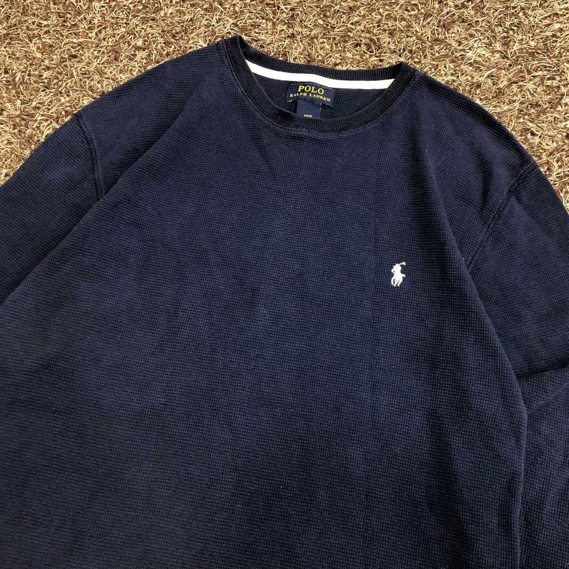 폴로 랄프로렌 와플 롱슬리브 긴팔 티셔츠 상품이미지2