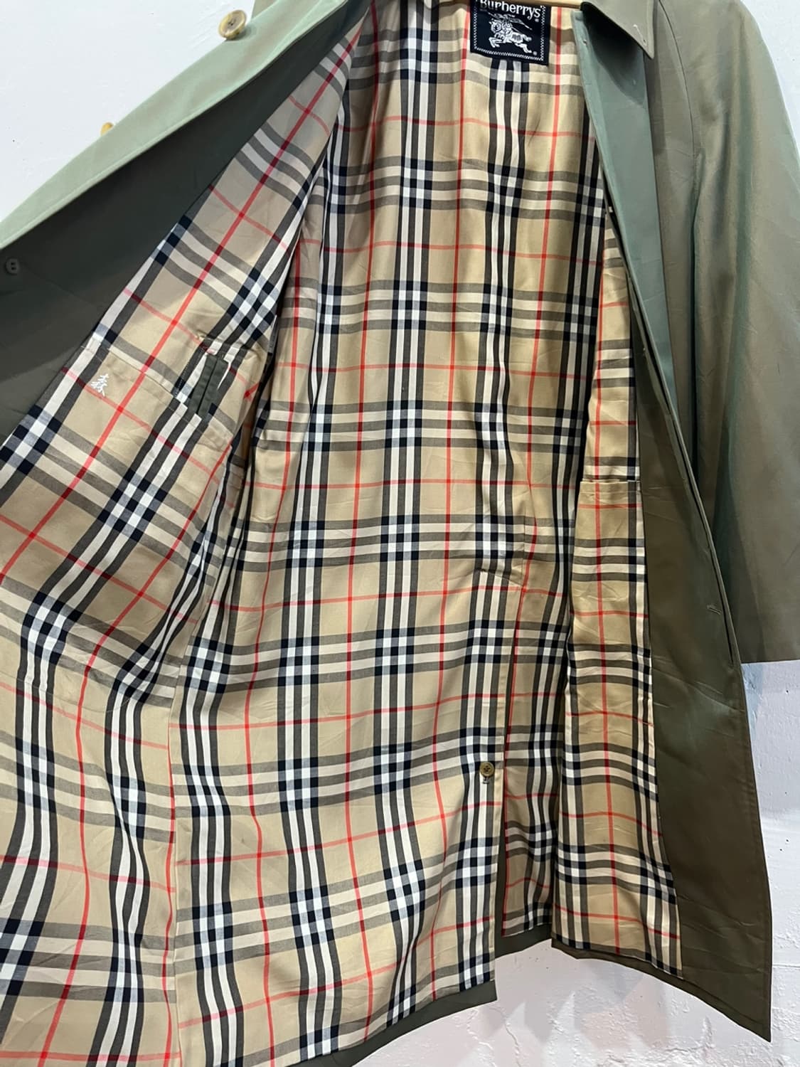 90s 버버리 트렌치 코트  상품이미지5