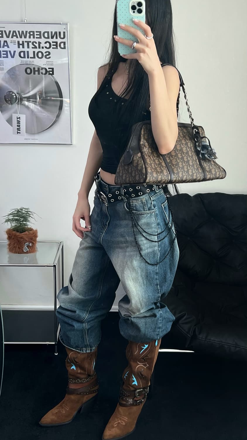 디올 로맨틱 트로터 리본 숄더백 상품이미지3