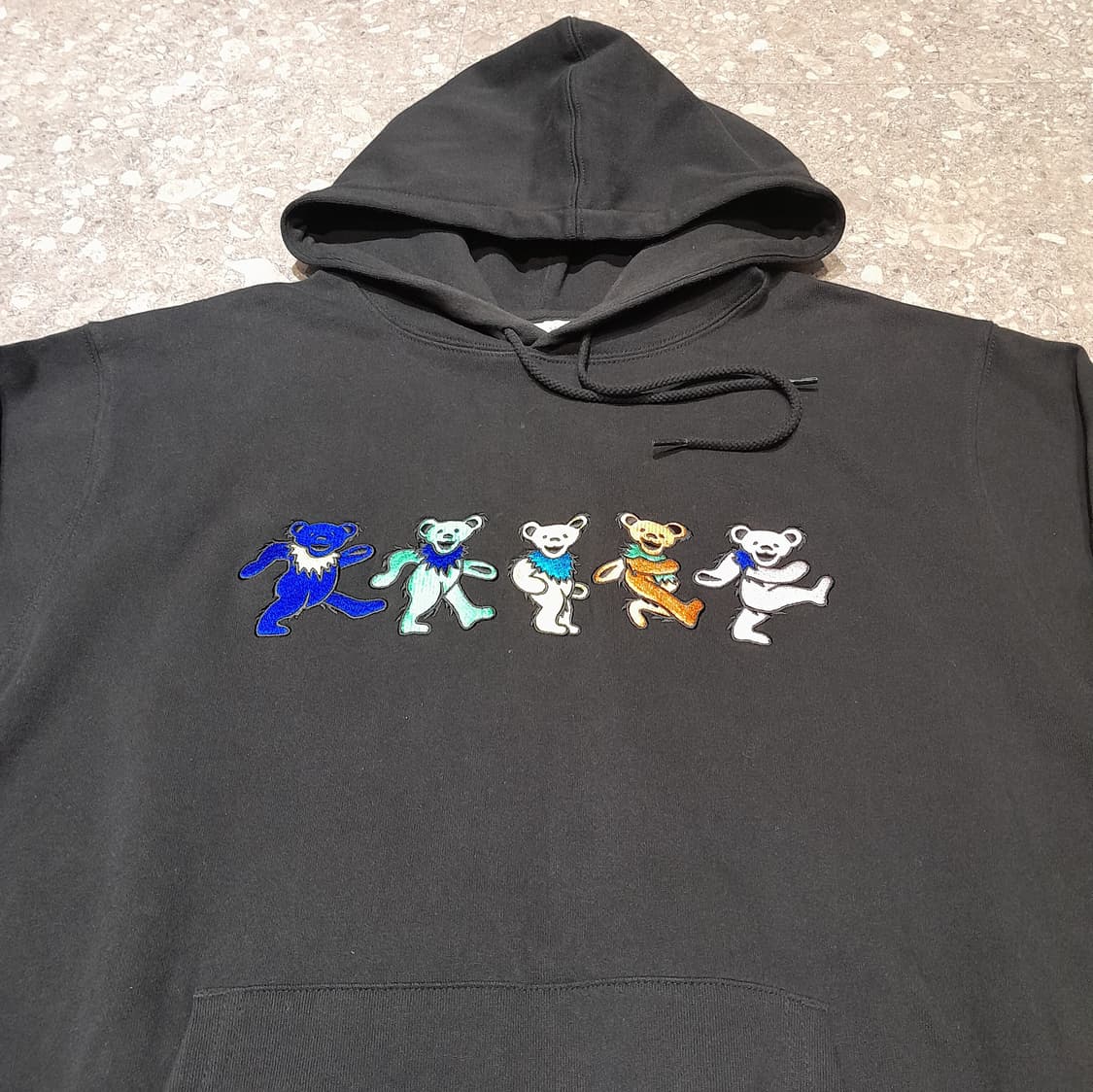 💥디스이즈네버댓 X 그레이트풀데드 후드 블랙 (L) 상품이미지3