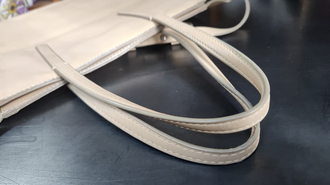 마시모두띠 베이지 가죽 토트백 상품이미지8