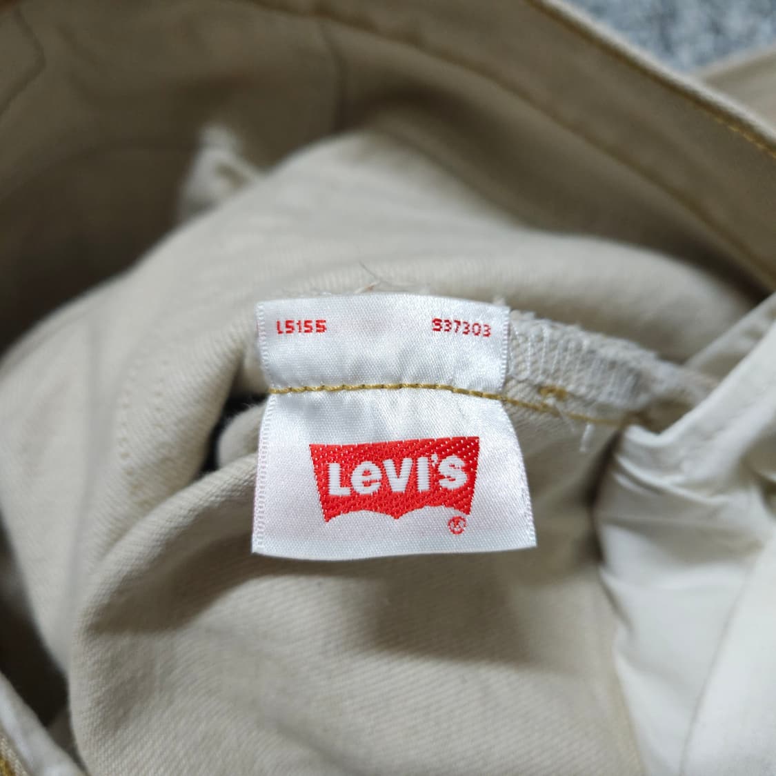 리바이스501) 30/32 베이지청바지 일자청바지 / 왕눈이샵 상품이미지9