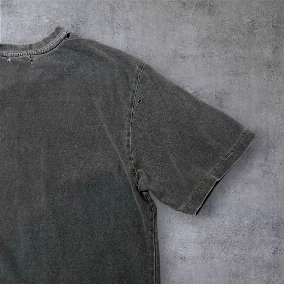 할리데이비슨 차콜 워싱 디스트로이드 빈티지 반팔 티셔츠 M 상품이미지10