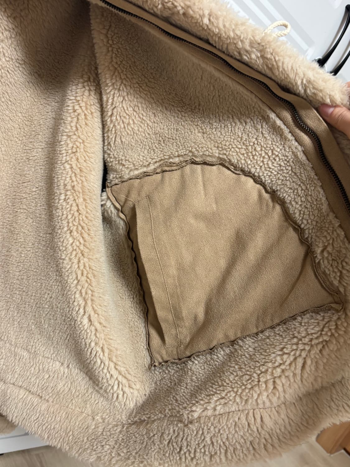 파르티멘토 리버시블 더플 무스탕 M 상품이미지5