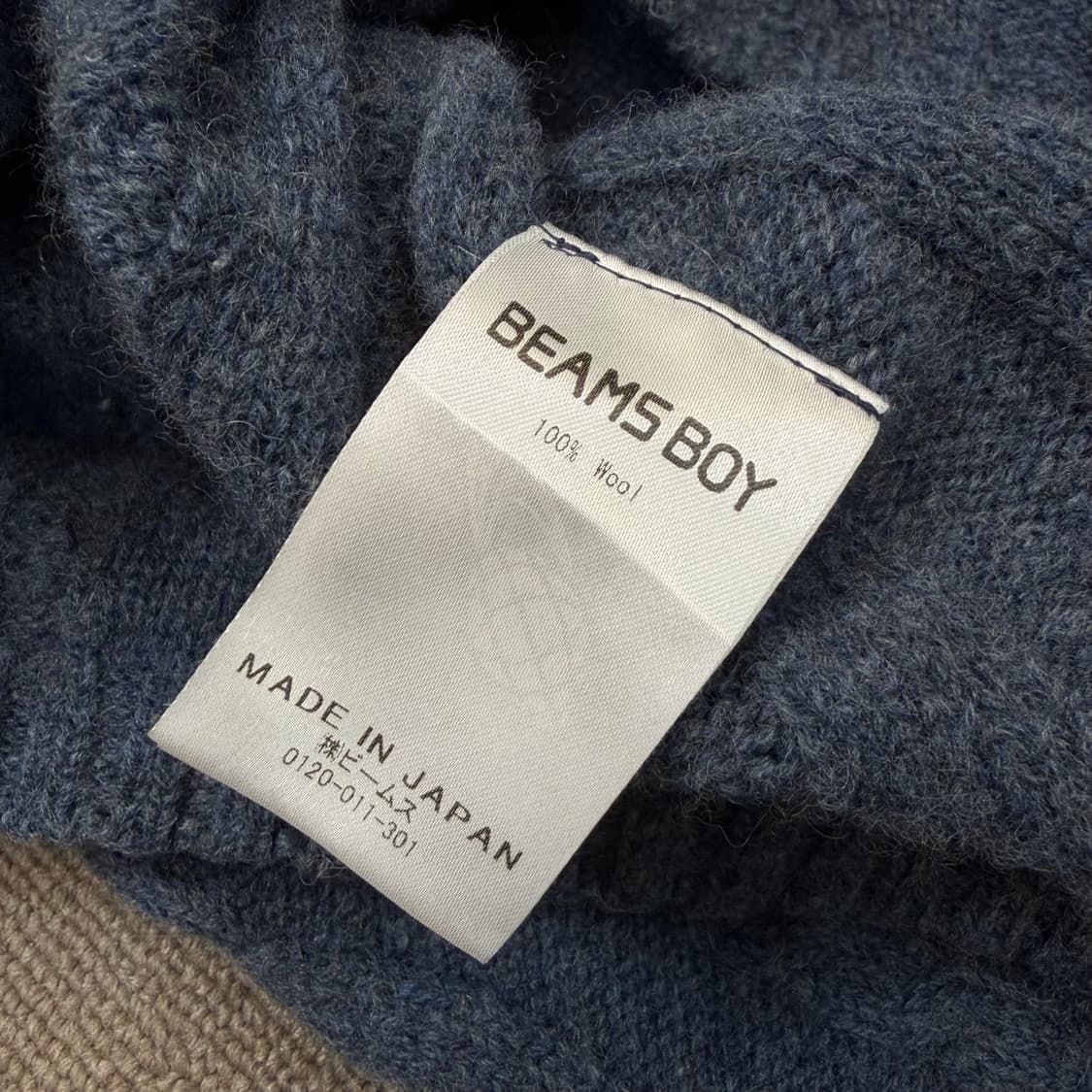 beams boy 빔즈보이 풀오버 케이블 울니트  상품이미지3