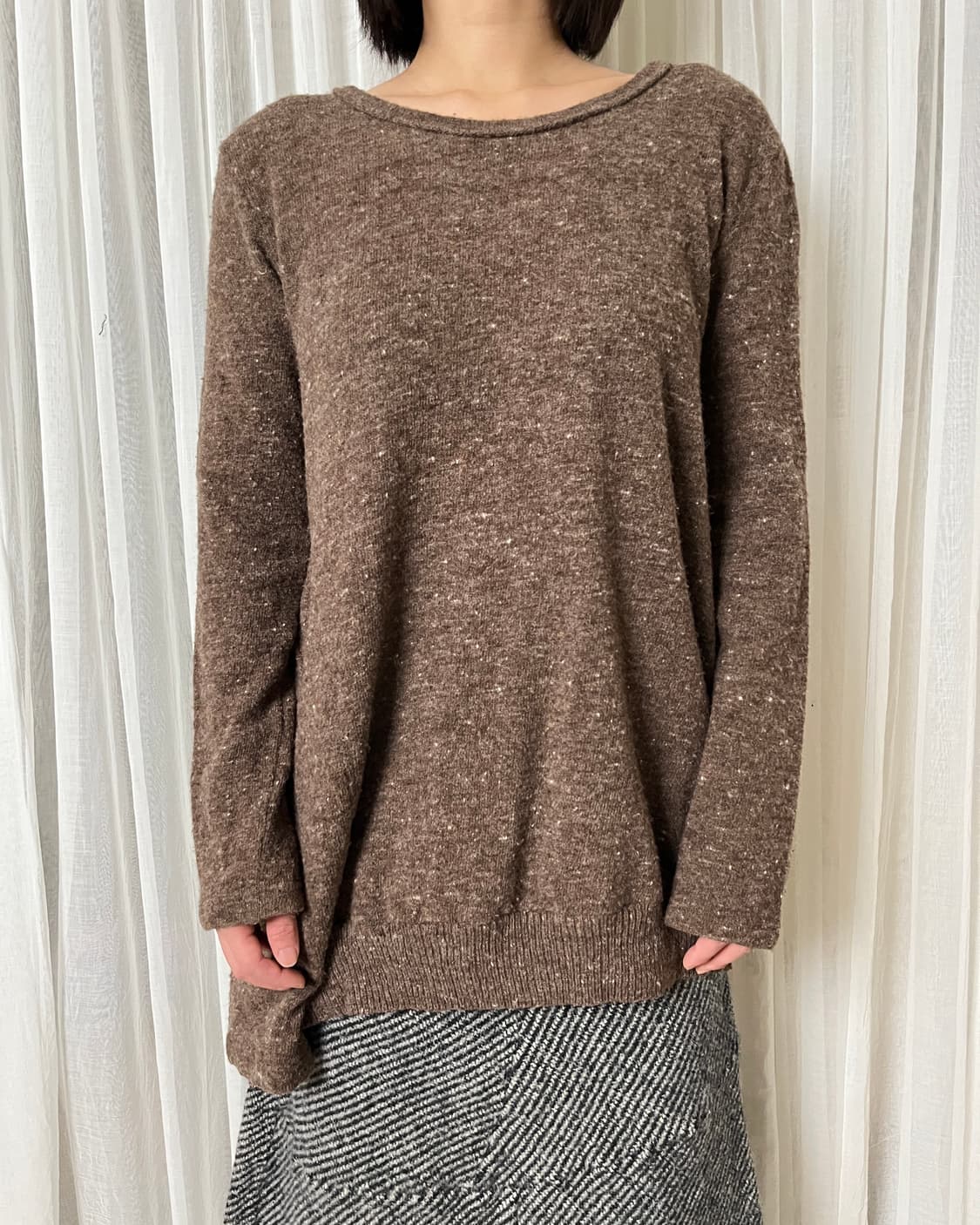 요지야마모토 네프 울 비대칭 니트 yohji yamamoto 보카시 상품이미지8