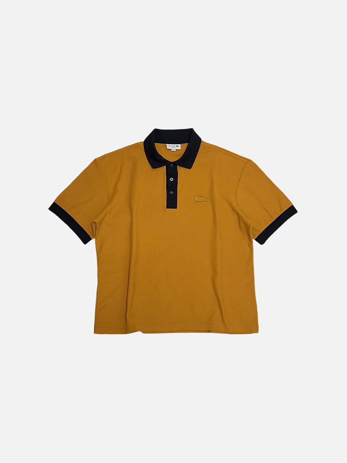 라코스테 루즈핏 배색 반팔 카라티 폴로티셔츠 pk티 상품이미지1