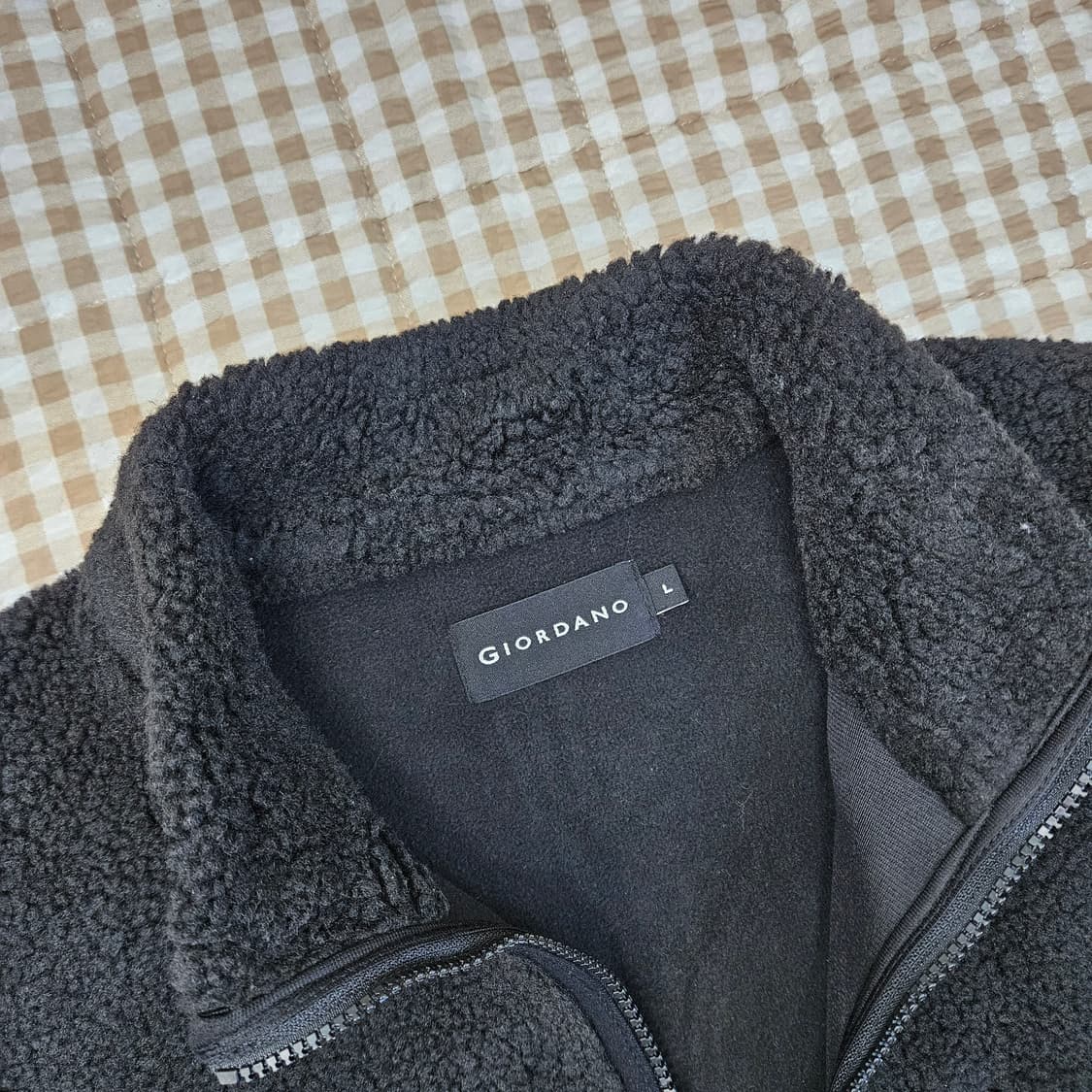 지오다노 플리츠 오버핏 집업자켓 남자100~105 상품이미지2