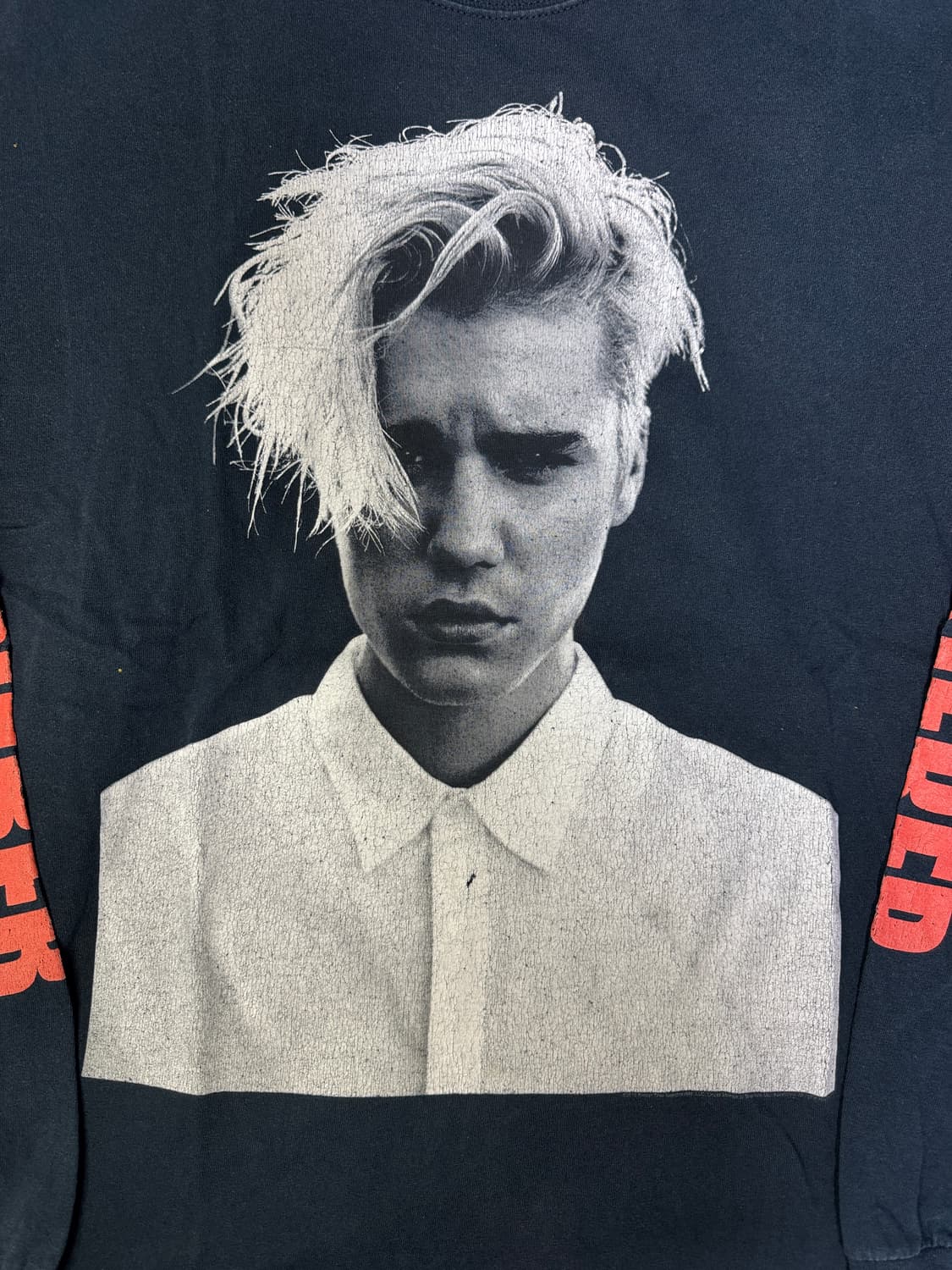 빈티지 저스틴 비버 퍼포즈 스타디움 투어 롱슬리브 2XL 상품이미지2