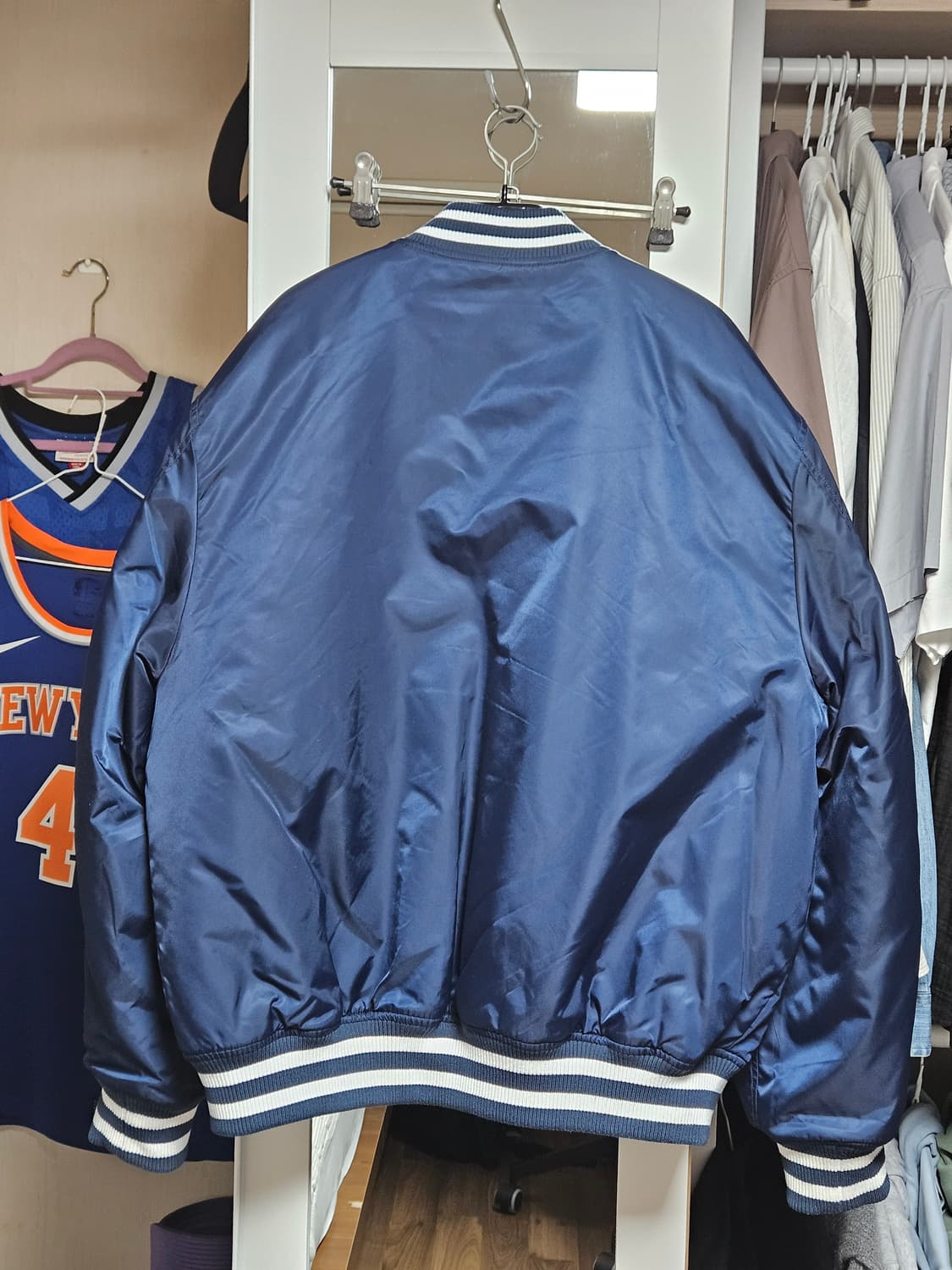 뉴에라) 스타디움 자켓_네이비/XL 상품이미지2