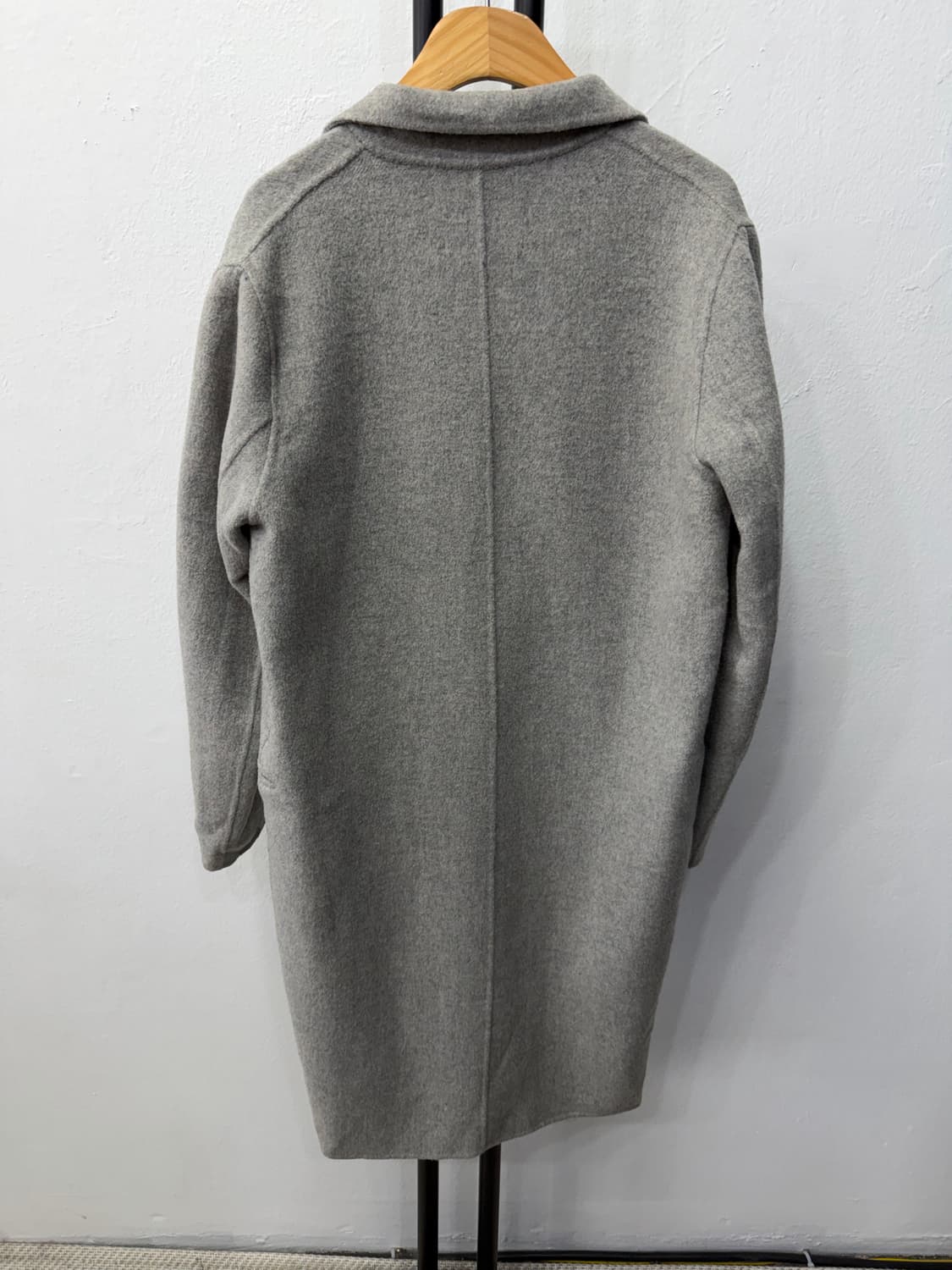 정품) 산드로 여성 간절기 그레이 코트 36 상품이미지5