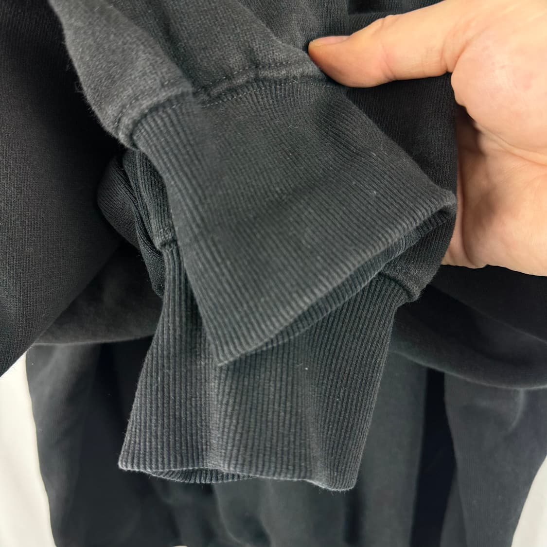 (무료배송)L) 디스이즈네버댓 아치로고 후드티 블랙 상품이미지4