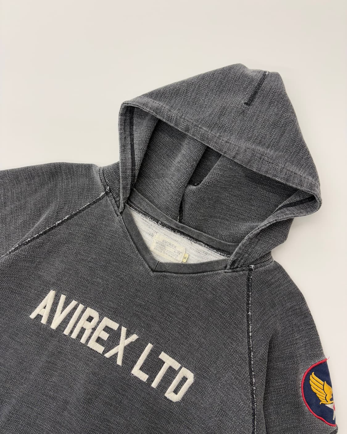 Avirex 아비렉스 차콜 애프터 후디 상품이미지2