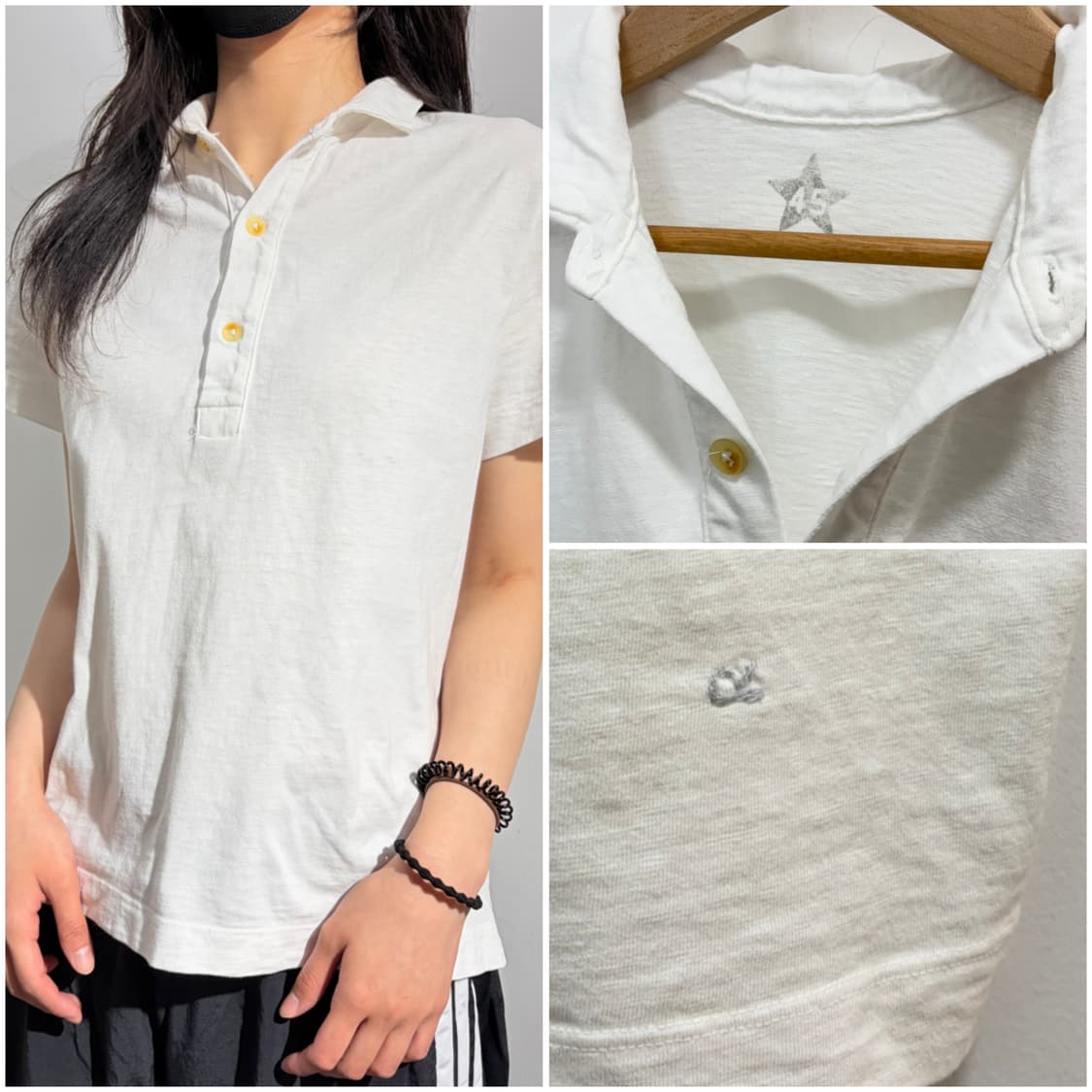 45rpm 카라 반팔  티셔츠 상품이미지1