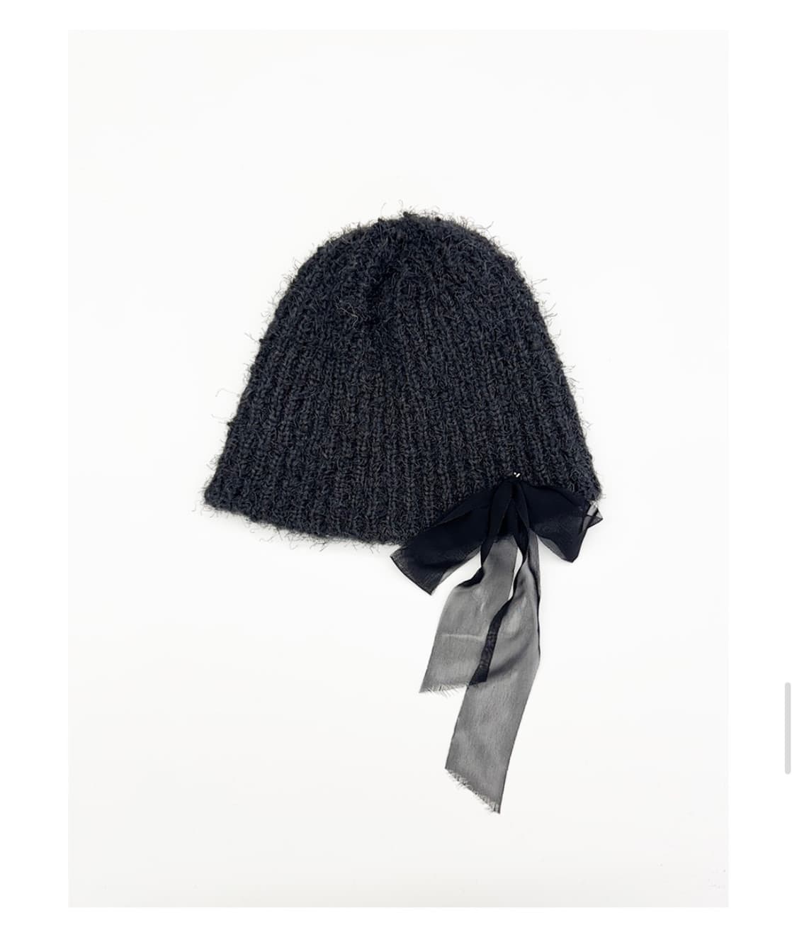 호쿠스포쿠스 퍼리 니트 비니 챠콜 상품이미지5