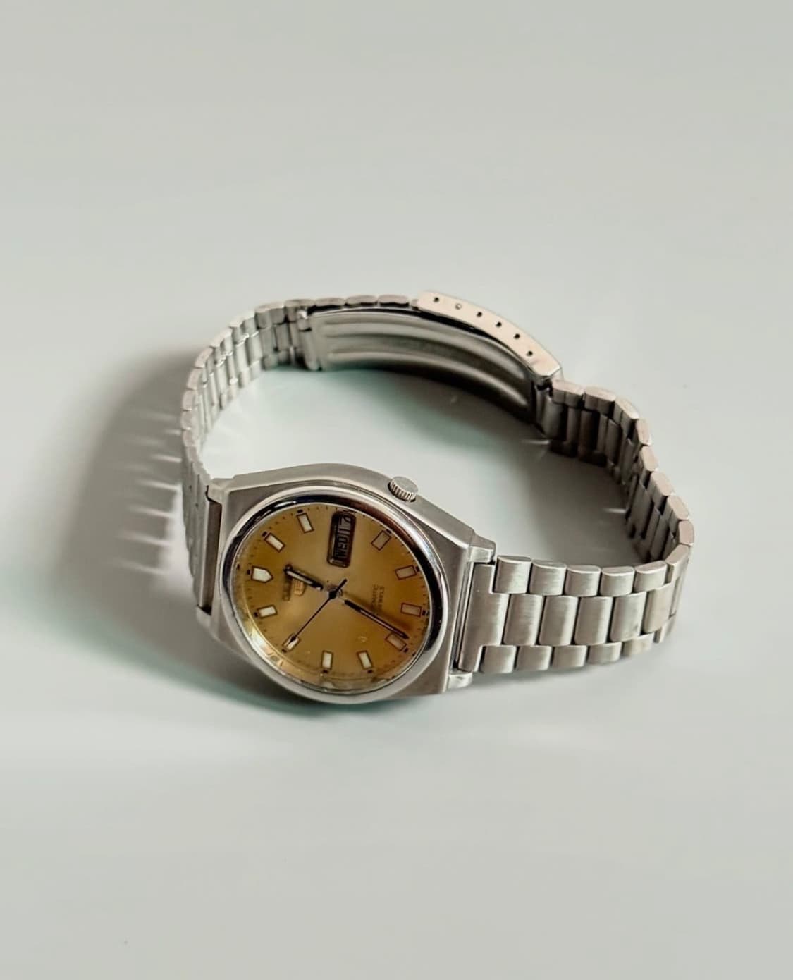Vintage SEIKO 5 Automatic metal watch 상품이미지3