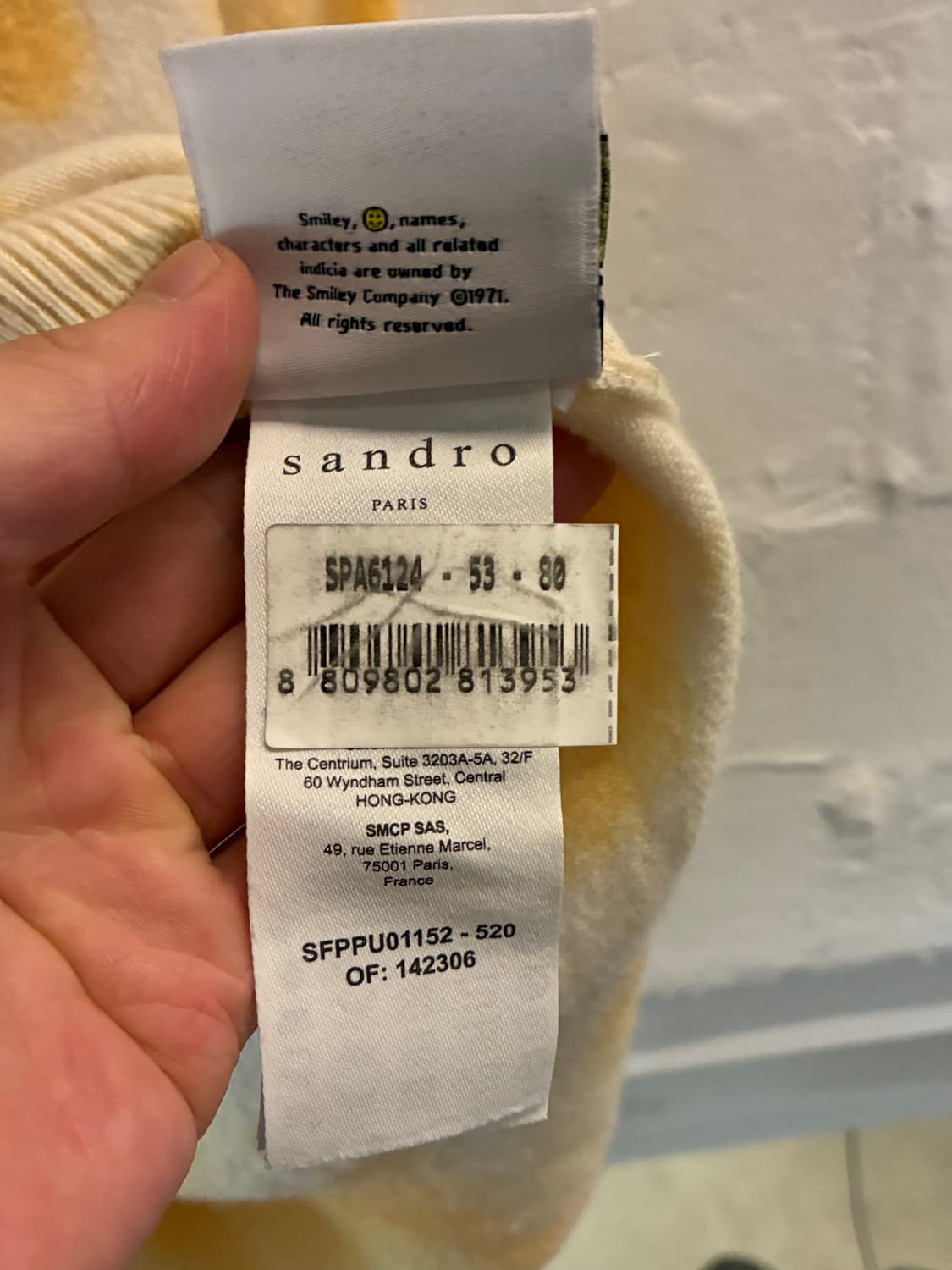 Sandro 에니스 타이다이 그래픽 스웨터 1 상품이미지7