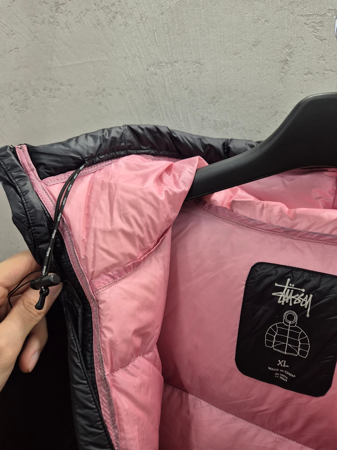 스투시 마이크로 립스탑 다운파카 XL 상품이미지4