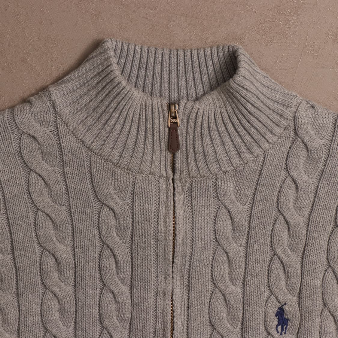 폴로 랄프로렌 반집업 꽈배기 니트 A1440 상품이미지2