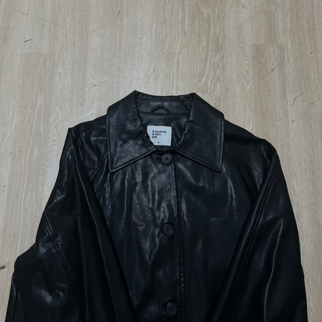 에잇세컨즈 여성 레더 싱글 가죽자켓 M(90) 상품이미지2