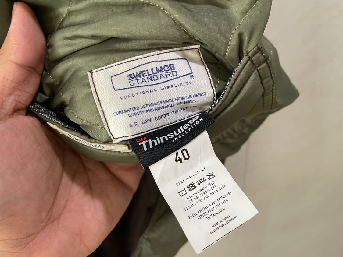 Swellmob / 아메카지 퀼팅 베스트, 남성조끼 상품이미지8