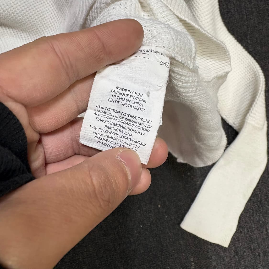 폴로 랄프로렌 절개 디테일 여성용 와플 후드티 S 상품이미지5