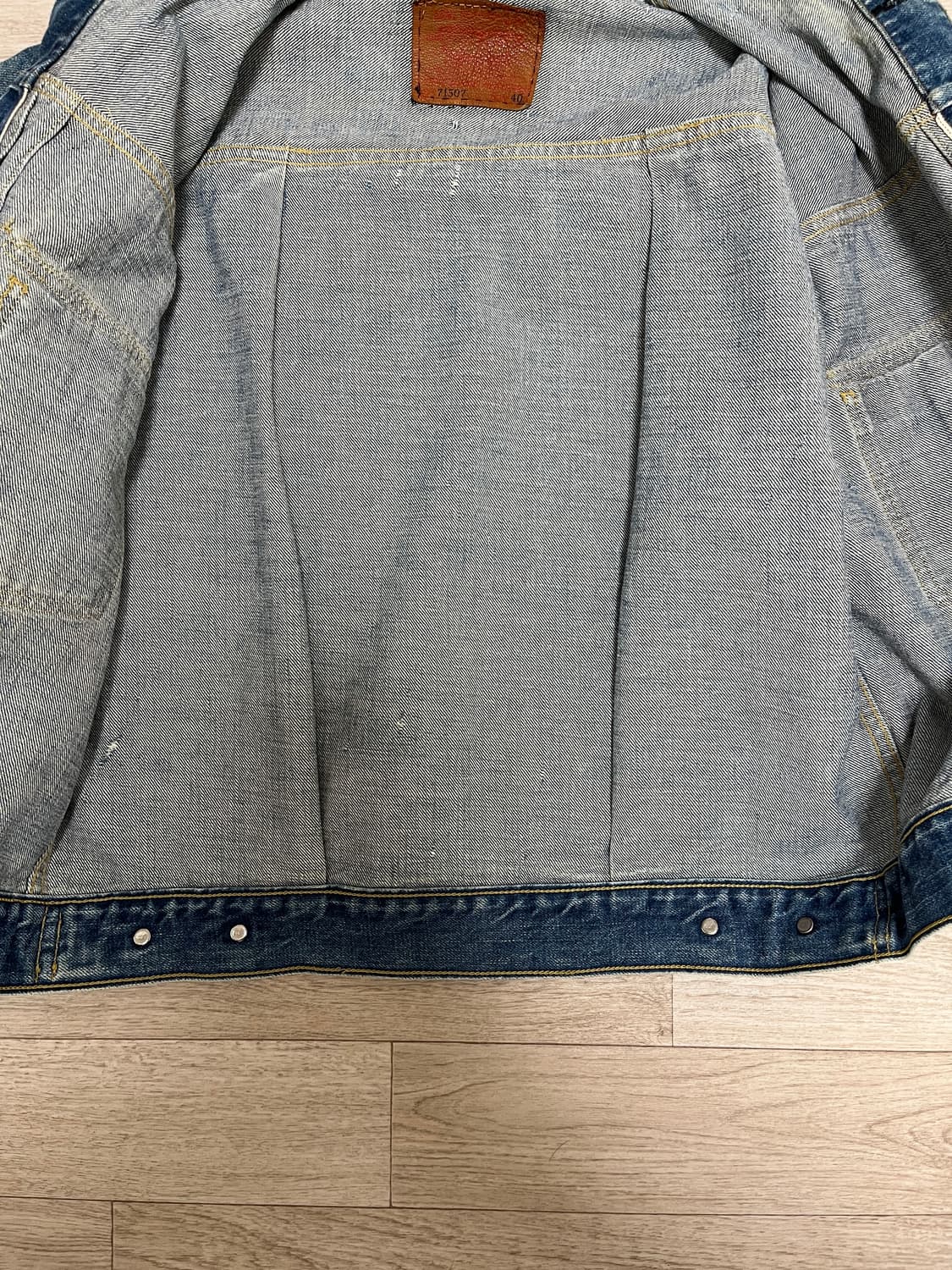90s lvc 리바이스 타입2 데님자켓 40 상품이미지8