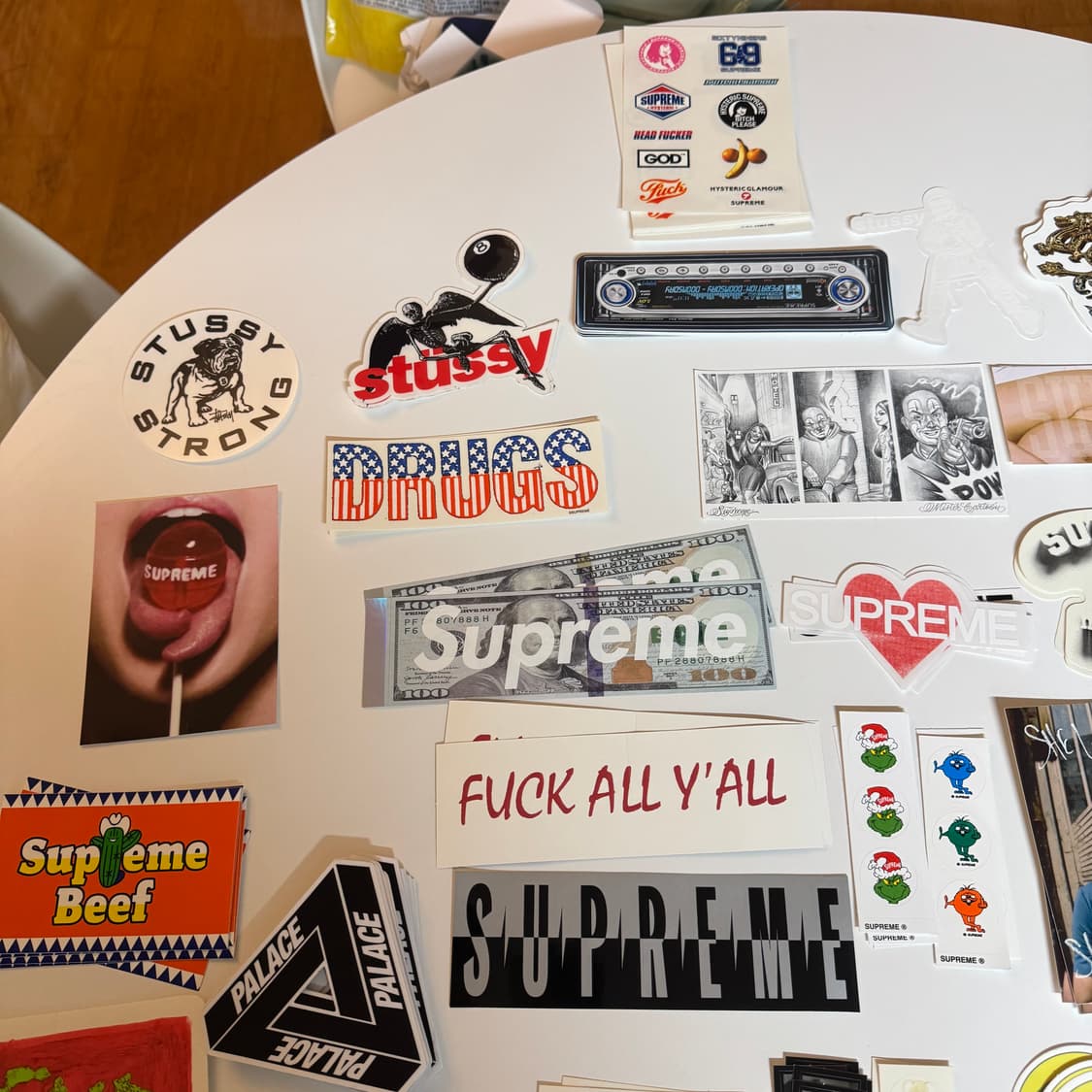 슈프림 박스로고 스티커 팝니다(스투시, 팔라스 등) 상품이미지2